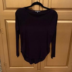 Michael Stars Black Long Sleeve Scoop Neck T-shirt